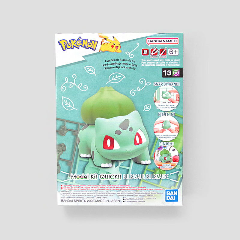 bandai pokemon bulbasaur model kit