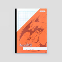 charizard A5 grid notebook