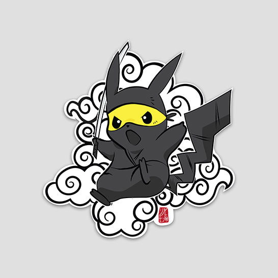 pikachu ninja sticker