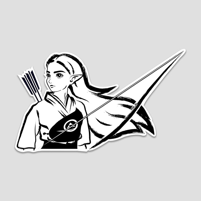 zelda archer sticker